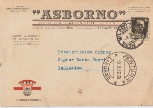1936 arquata scrivia asborno - scrivia,