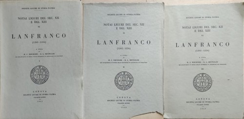 Notai liguri del sec xii - del,