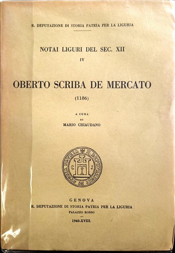 Notai liguri sec xii - notai, iv