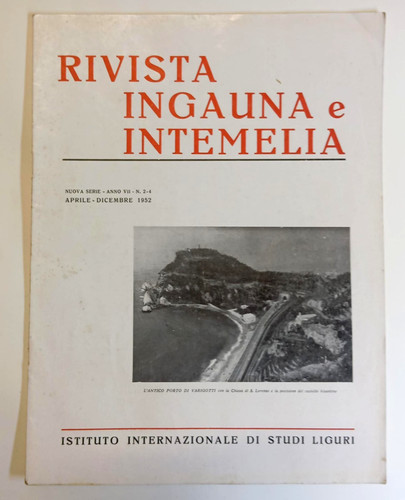 Rivista ingauna intemelia - ingauna,