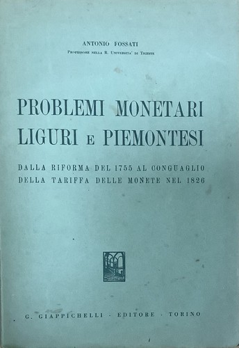 Problemi monetari liguri - monetari,