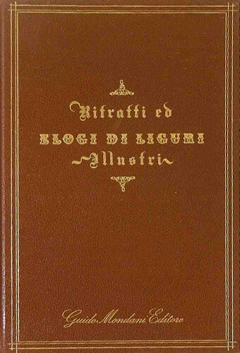 Ritratti elogi liguri - ritratti,