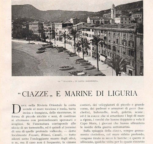 1926 articolo ciazze liguri - 1926,